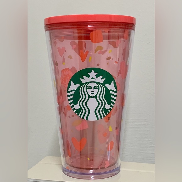 Valentines Day 2020 Exclusive Starbucks Double Walled 16 oz Lidded Tumbler - Picture 15 of 15